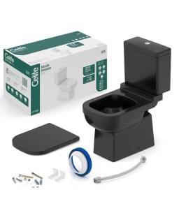 Kit De Bacia Com Caixa Acoplada E Itens De Instalação Elite 1747230020300