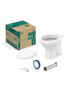 Kit De Bacia Convencional E Itens De Instalação Azálea 1917270011300