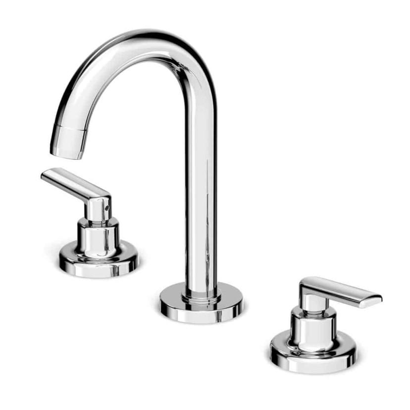 Misturador Para Lavatório De Mesa 3 Furos Bica Alta Com Válvula De Escoamento Smart-N B50001CCRB