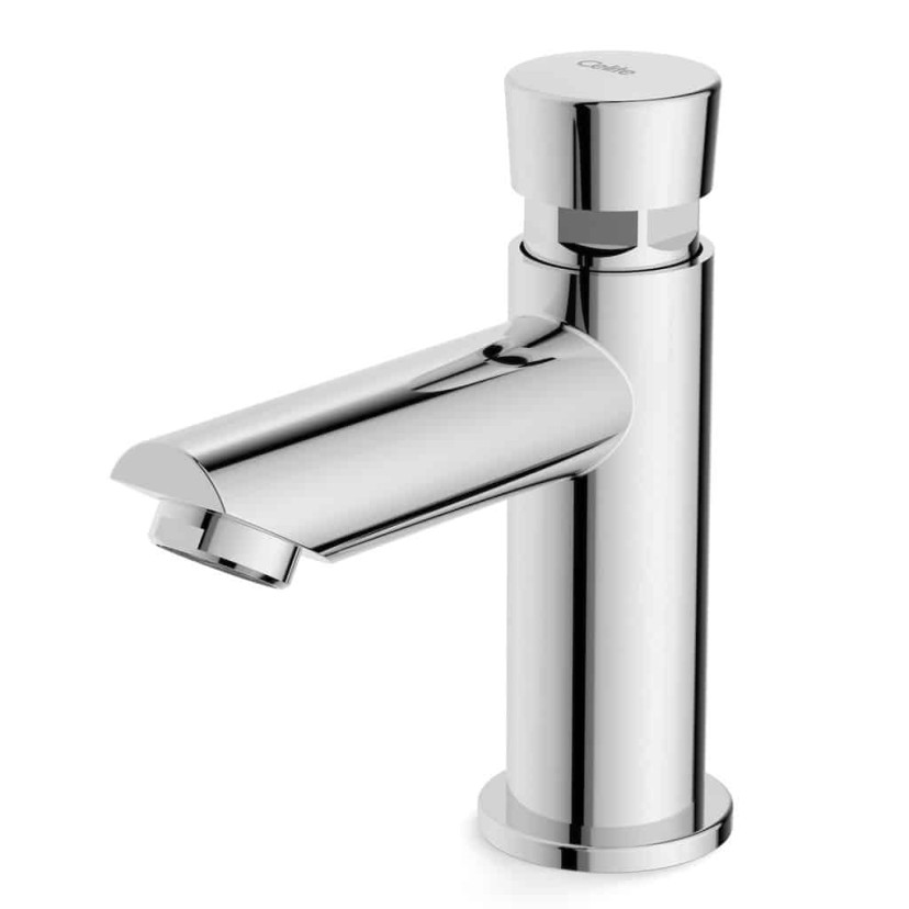 Torneira Para Lavatório De Mesa Bica Baixa Com Fechamento Automático Ecopress B5000COCRB