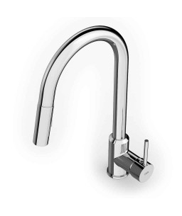 Monocomando Para Cozinha De Mesa Bica Extraível Com 2 Funções Prática B5000F5CR0 Cromado Celite