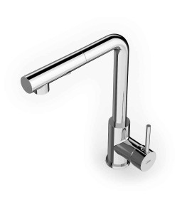 Monocomando Para Cozinha De Mesa Bica Extraível "L" Com 2 Funções Prática B5001F5CR0 Celite