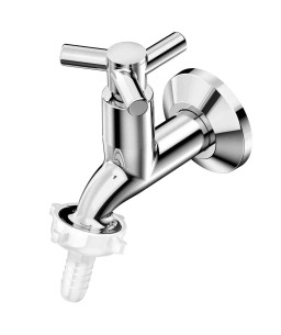 Torneira De Parede Para Tanque E Jardim Com Bico União Plástico Celite One B5007CKCR3