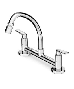 Misturador Para Cozinha De Mesa Bica Móvel Com Arejador Articulado Smart - N B50091CCRB