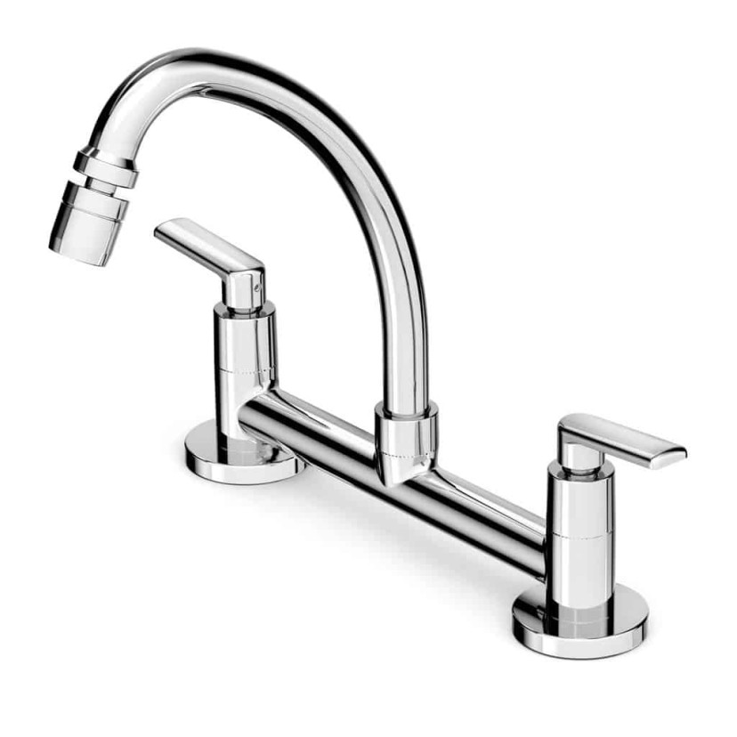 Misturador Para Cozinha De Mesa Bica Móvel Com Arejador Articulado Smart - N B50091CCRB