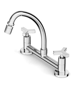 Misturador Para Cozinha De Mesa Bica Móvel Com Arejador Articulado Up B5009CLCRB