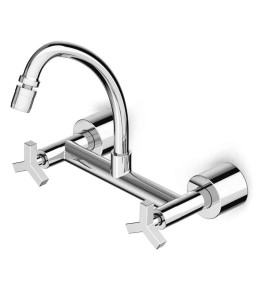 Misturador Para Cozinha De Parede Bica Móvel Com Arejador Articulado Up B5010CLCRB