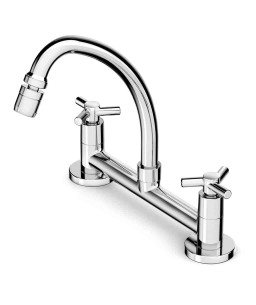 Misturador Para Cozinha Com Bica Móvel E Arejador Articulado Celite One B5014CKCRB