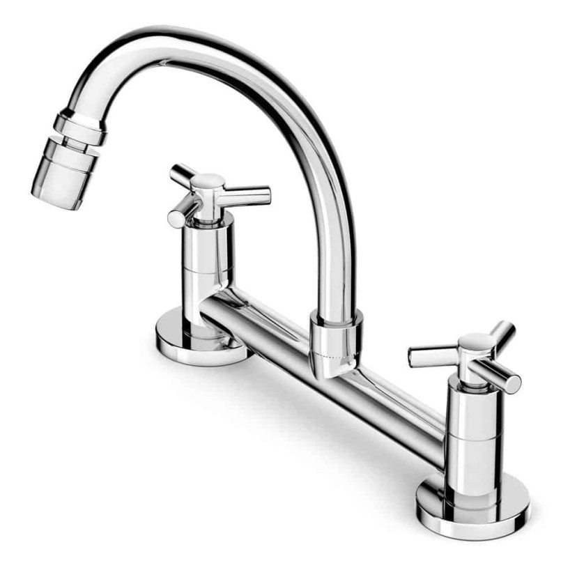 Misturador Para Cozinha Com Bica Móvel E Arejador Articulado Celite One B5014CKCRB