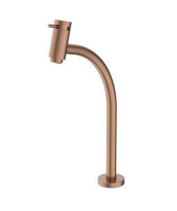 Torneira Para Lavatório De Mesa Bica Alta Basic Rose Gold B5045C7R2B