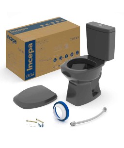 Kit De Bacia Com Caixa Acoplada E Itens De Instalação Thema 1257230020100