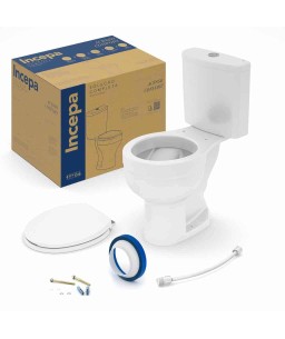 Kit De Bacia Com Caixa Acoplada E Itens De Instalação Acesso Comfort Roca/Incepa 1317230011100