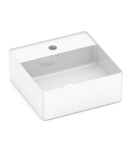 Cuba De Apoio Quadrada Com Mesa 350X350 Platinum P4 Branco1450670019100