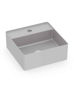 Cuba De Apoio Quadrada Com Mesa 350X350 Platinum P4 Stone 1450670079108