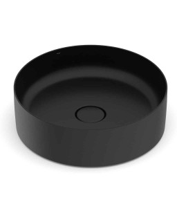 Cuba De Apoio Redonda Sem Mesa 390 Platinum P2 Matte Black Roca/Incepa
