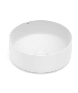 Cuba De Apoio 370X370 Inspira Round Blanco Mate A32752362B