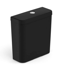 Caixa para Acoplada de Duplo Acionamento 3/6L Roca Gap Preto Matte B341470088