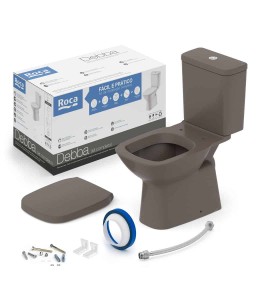 Kit Bacia Caixa Acoplada Completo Assento Termofixo Debba Classic C329723015