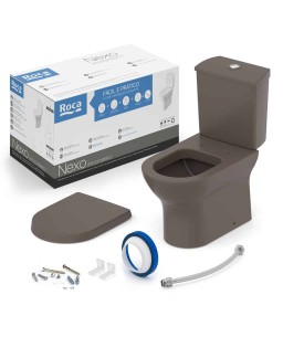 Kit Bacia Com Caixa Acoplada Com Assento Termofixo E Itens De Instalação Nexo C343723012
