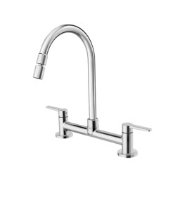 Misturador bica alta de mesa para cozinha LEED Gali cromado 01065406