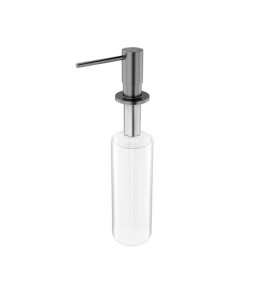 Dispensador Sabonete/Detergente Redondo Grafite Escovado 02118470