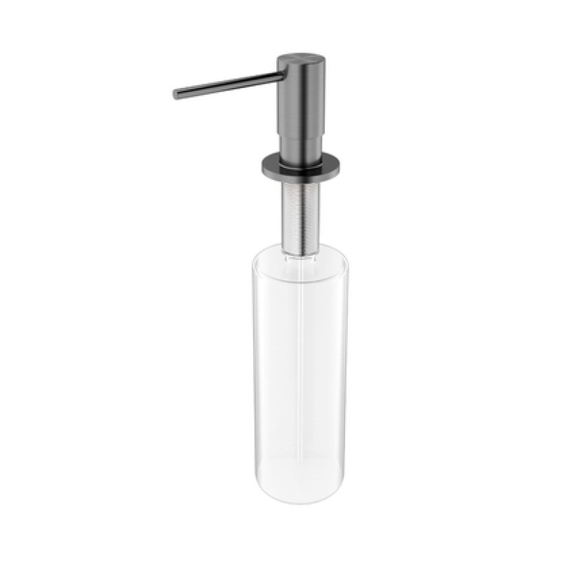 Dispensador Sabonete/Detergente Redondo Grafite Escovado 02118470