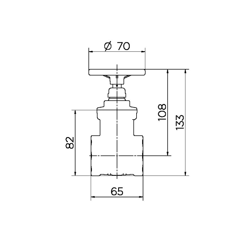 Registro de gaveta ABNT saneamento 1.1/4" 00051800