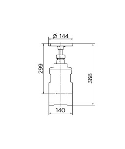 Registro de gaveta Industrial saneamento 4" 00052800