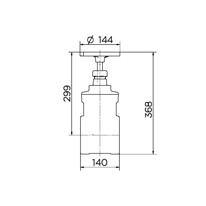 Registro de gaveta Industrial saneamento 4" 00052800