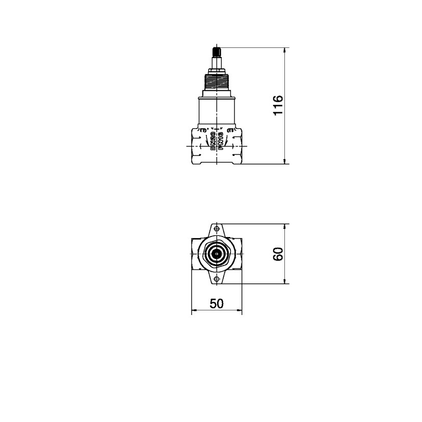 Registro de gaveta 3/4" DocolBase para drywall 00143800