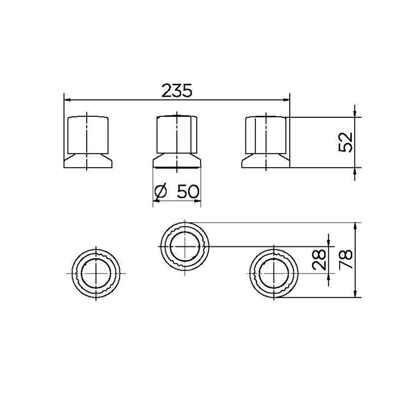 Misturador para bidê Itapema Bella cromado 00162260