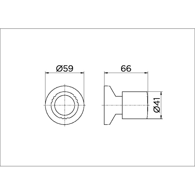 Acabamento para registro DocolBase 1/2", 3/4" e 1" Itapema Bella cromado 00162660