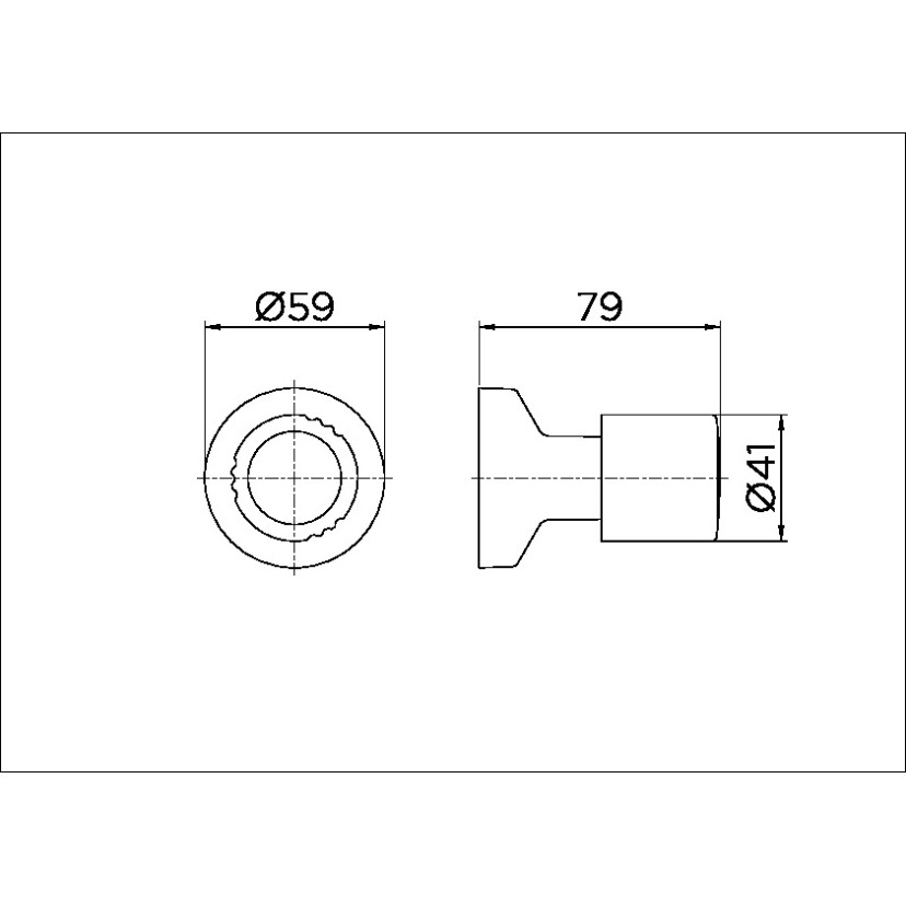 Acabamento para registro base Deca 1/2", 3/4" e 1" Itapema Bella cromado 00162860