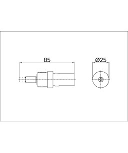 Cartucho DocolBase cerâmico (DBC) 43862 volta 1/2" e 3/4" horário 00326600