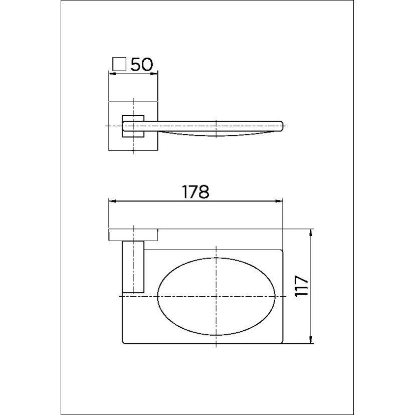 Saboneteira de Parede Square Níquel Escovado 00387944