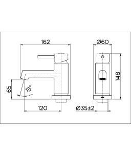 Monocomando para banheiro Monet ColdStart 00418606
