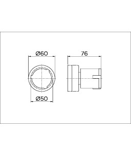 Acabamento para registro base Deca 1/2", 3/4" e 1" Riva 00449806