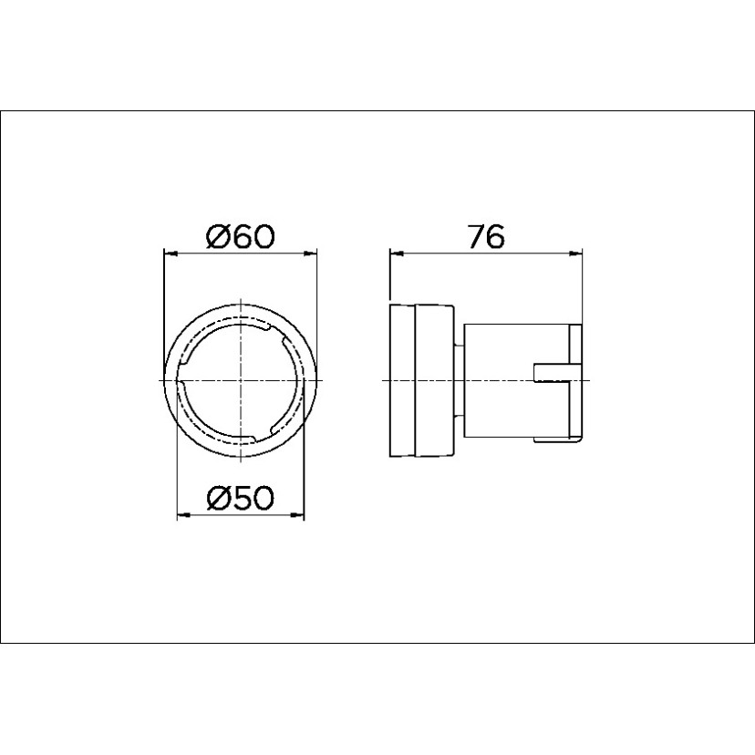 Acabamento para registro base Deca 1/2", 3/4" e 1" Riva 00449806