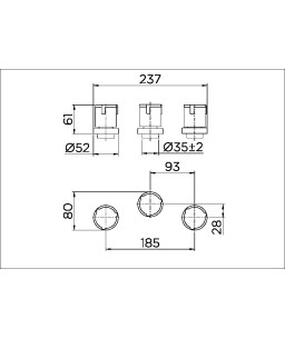 Misturador para bidê Riva 00470106