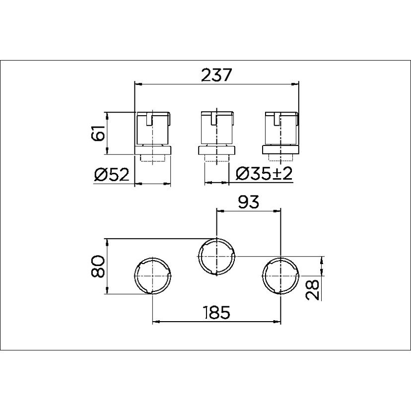 Misturador para bidê Riva 00470106