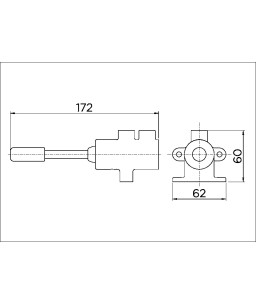 Válvula para piso ou parede Pedalmatic 00490906