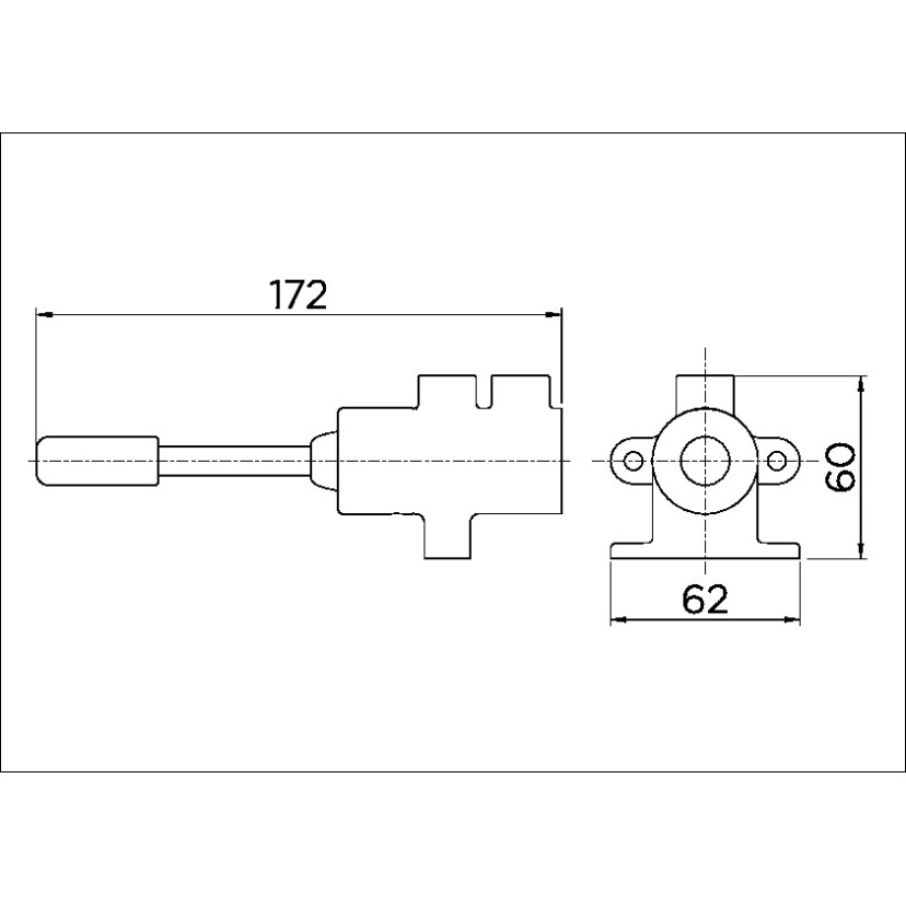 Válvula para piso ou parede Pedalmatic 00490906