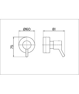 Acabamento para registro base Deca 1/2", 3/4" e 1" Lóggica cromado 00494306