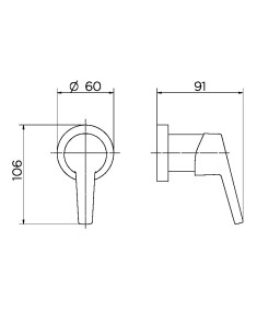 Acabamento para registro DocolBase 1/2", 3/4" e 1" Nexus cromado 00501406