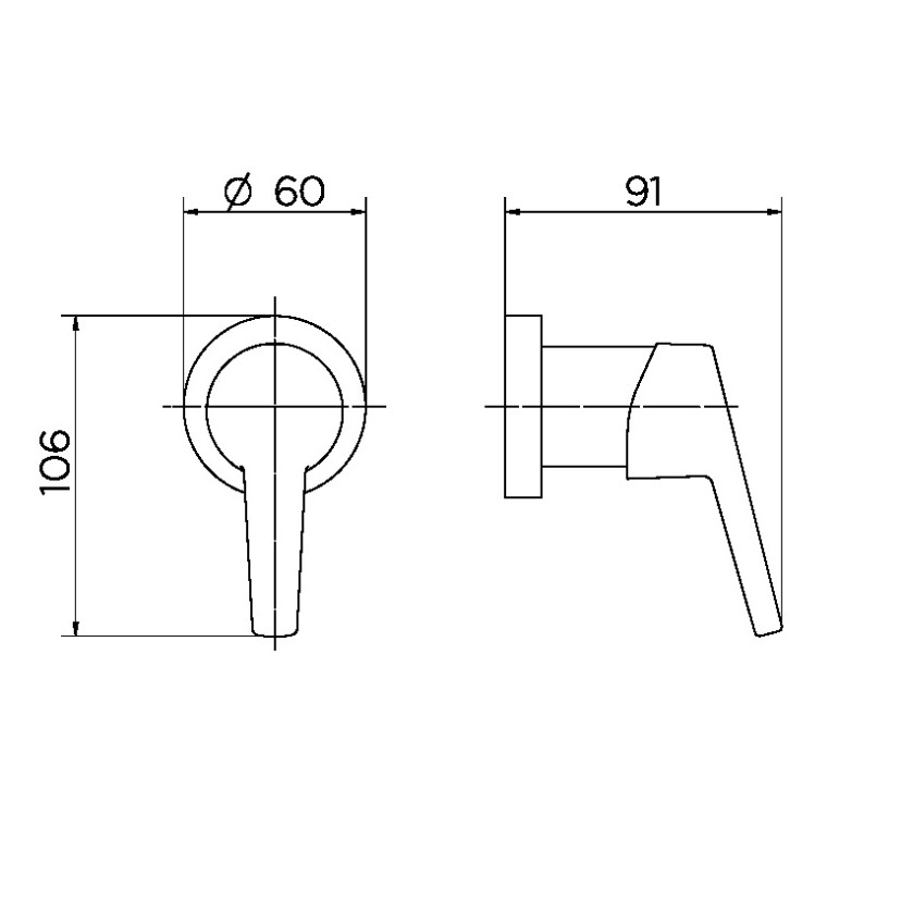 Acabamento para registro DocolBase 1/2", 3/4" e 1" Nexus cromado 00501406