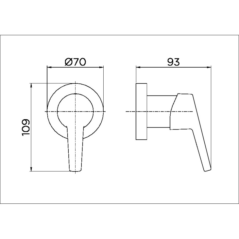 Acabamento para registro DocolBase 1.1/2" e 1 1/4" Nexus cromado 00501506