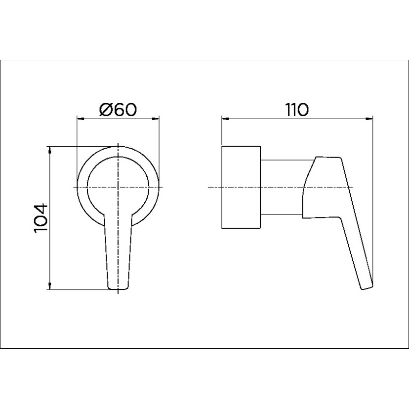 Acabamento para registro base Deca 1/2", 3/4" e 1" Nexus cromado 00501606