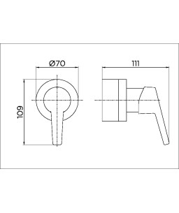 Acabamento para registro base Deca 1.1/4" e 1.1/2" Nexus cromado 00501706