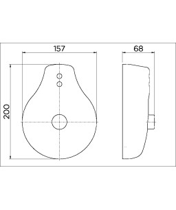 Acabamento para válvula de descarga Sensor 00503806