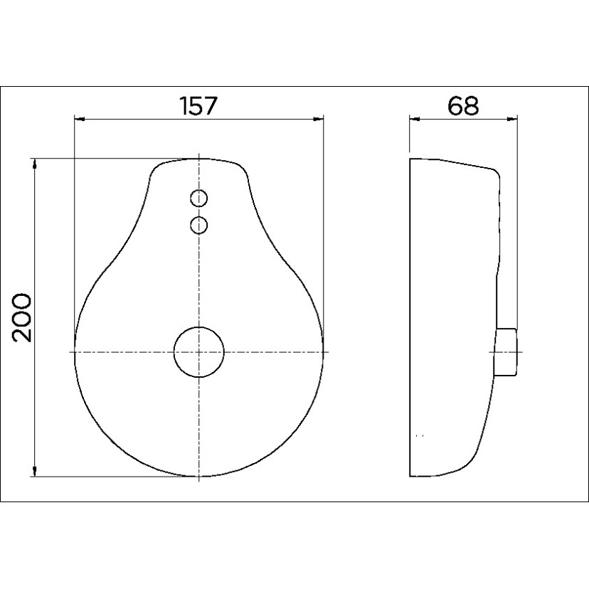 Acabamento para válvula de descarga Sensor 00503806